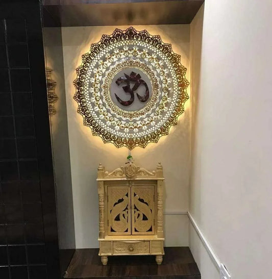 OM Wall Decor With LED