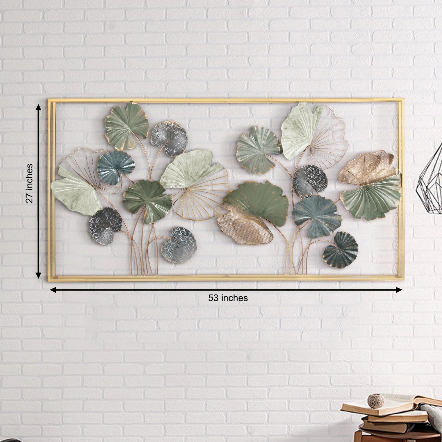 Floral Panel Wall Art (50 X 26 Inches)