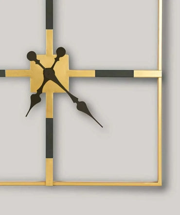 Square Metal Wall Clock