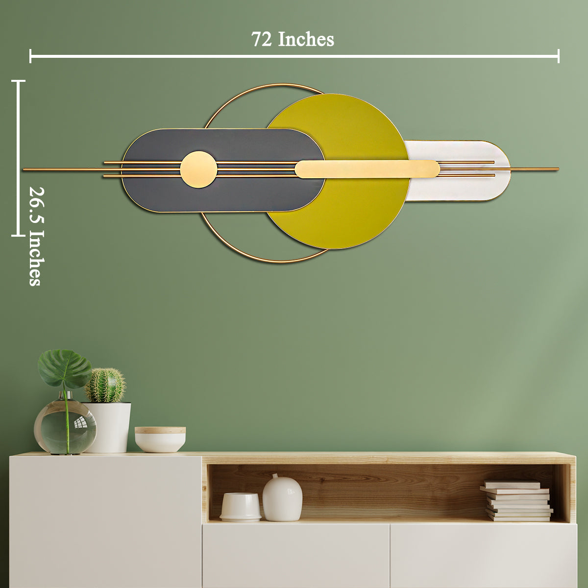 Infinite Fusion Metallic Wall Decor