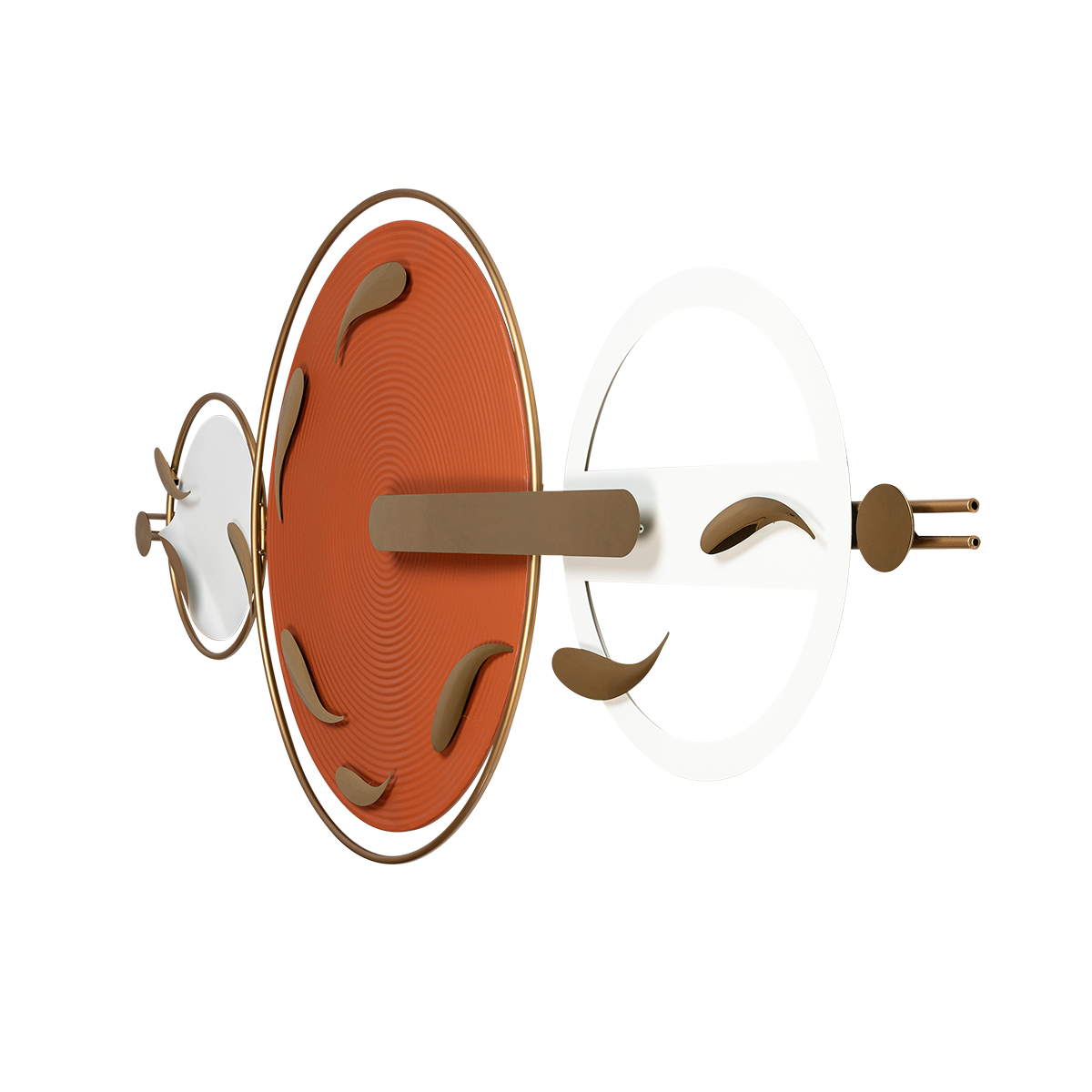 Tangerine Treasure Metal Art Panel