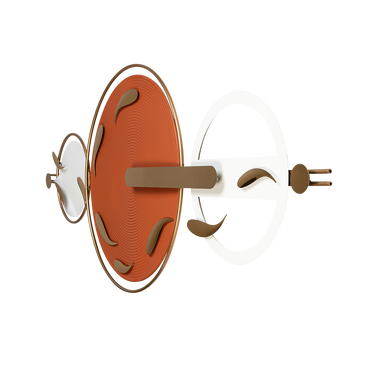 Tangerine Treasure Metal Art Panel