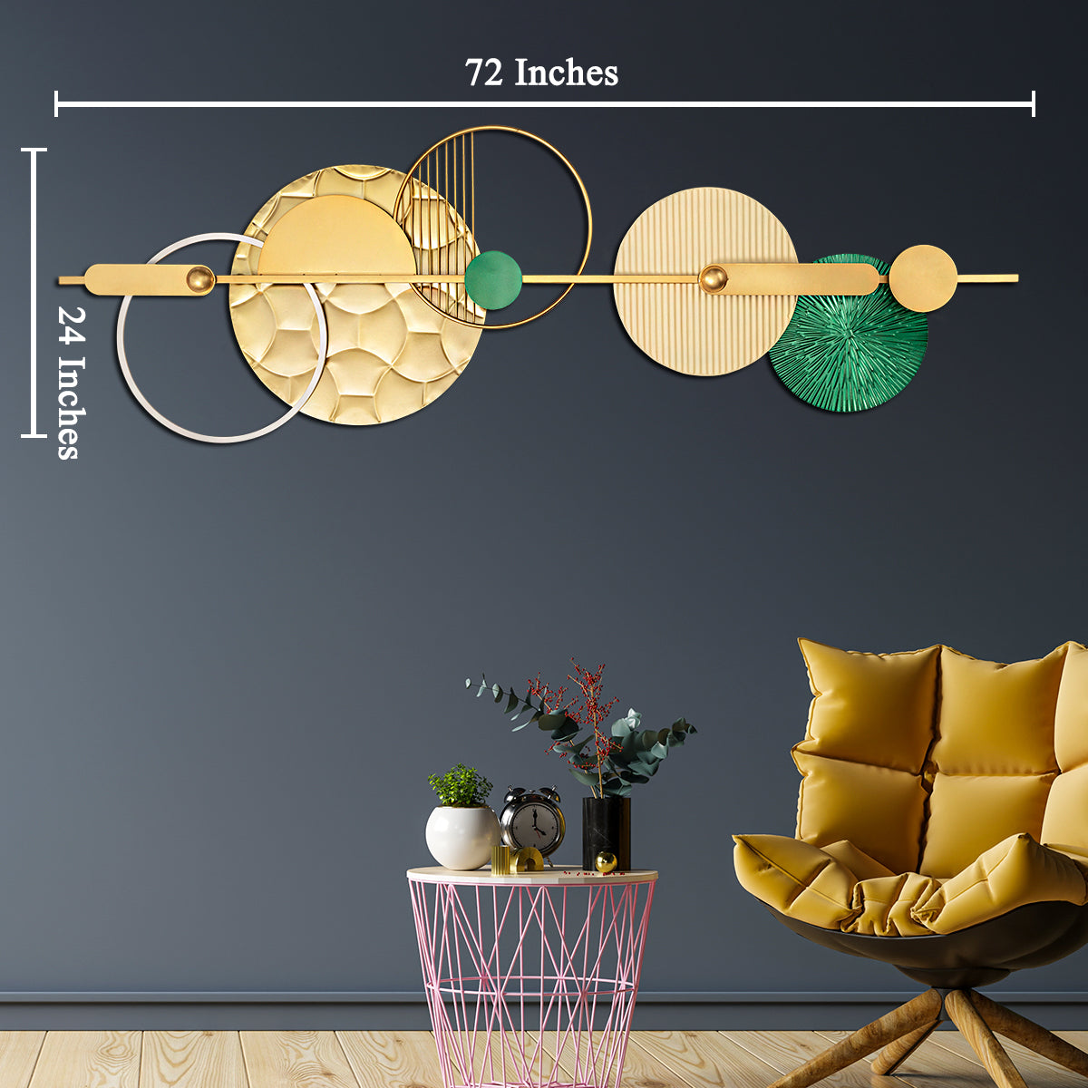 Ornamental Overture Metal Wall Art