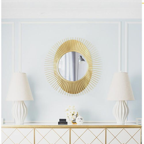 Galloy Golden egg accent mirror