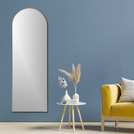 Luxe Gold Designer Wall Mirror