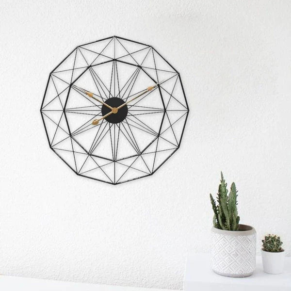 Black Diamond Wall Clock