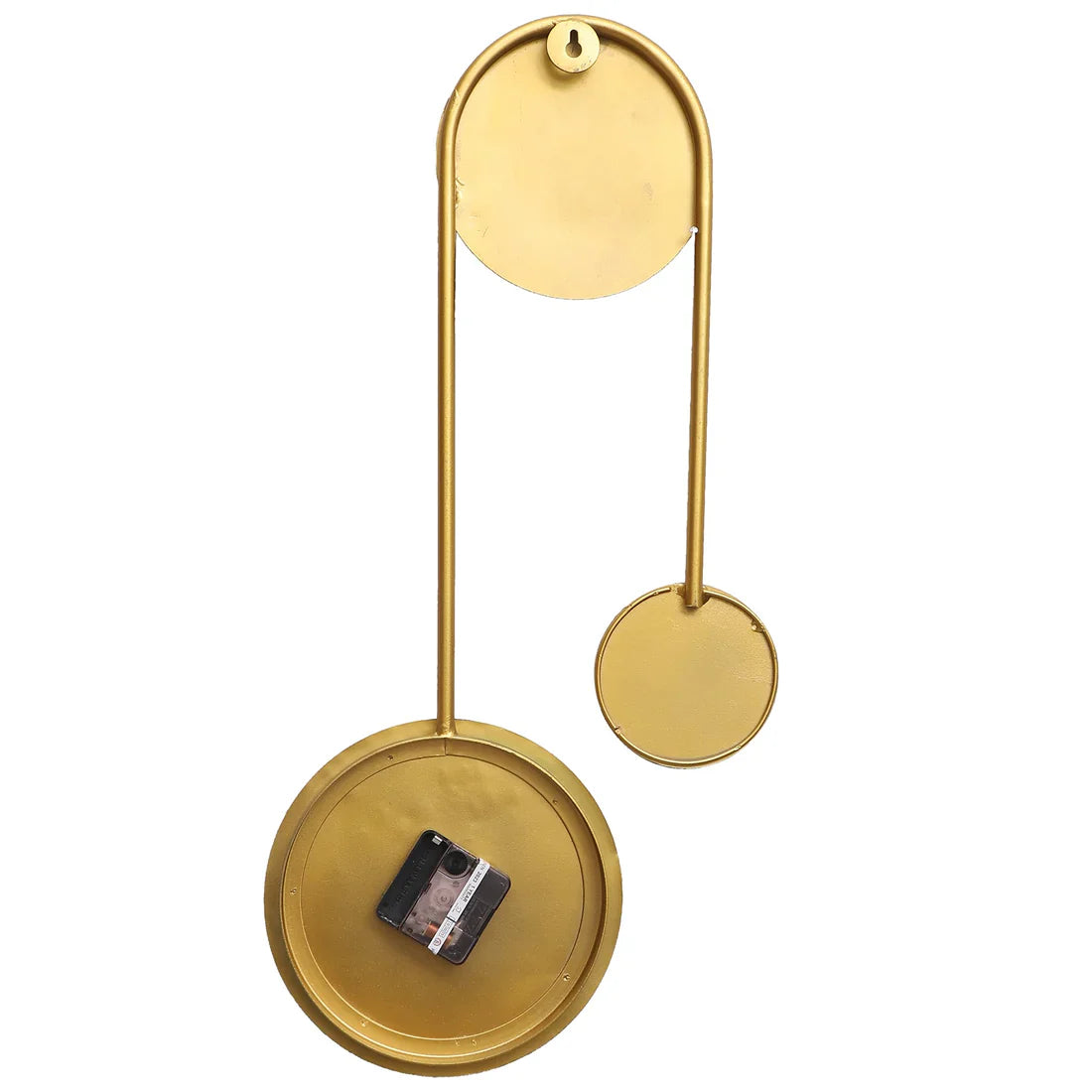 Black & Gold Hanging Dial Wall Clock