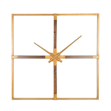 Rustic Gold Designer Wall Clock