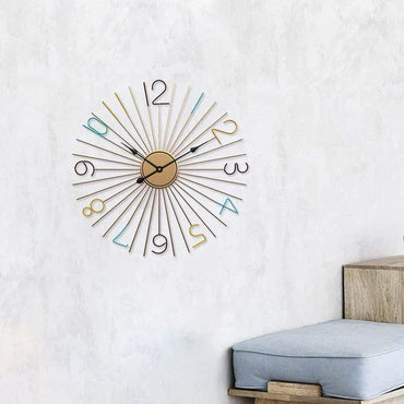 Spikes Wall Clock