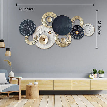 Vibrant Art Metal Wall Art Panel 124