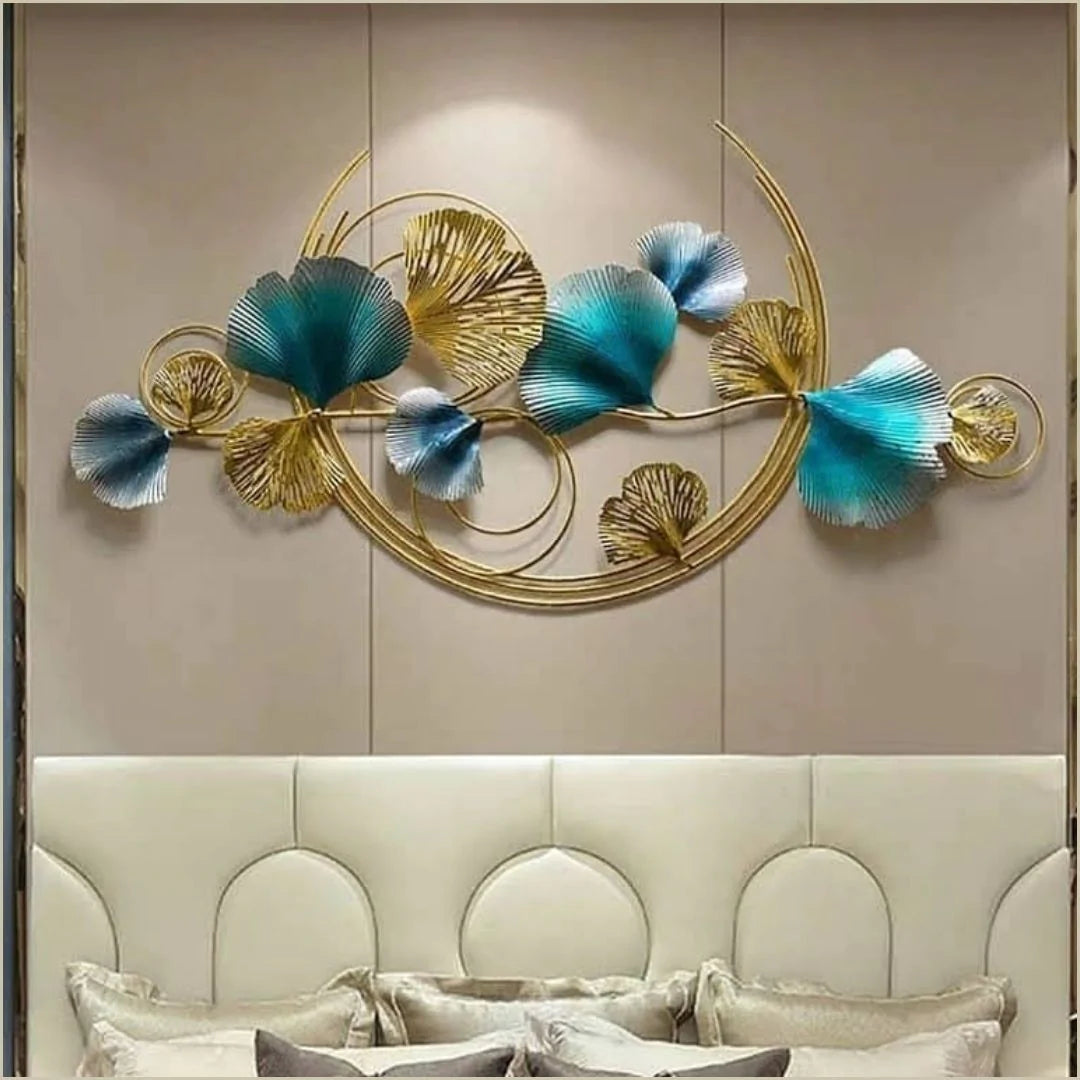 Galloy special Half moon leaf wall art (52 x 26 Inches)