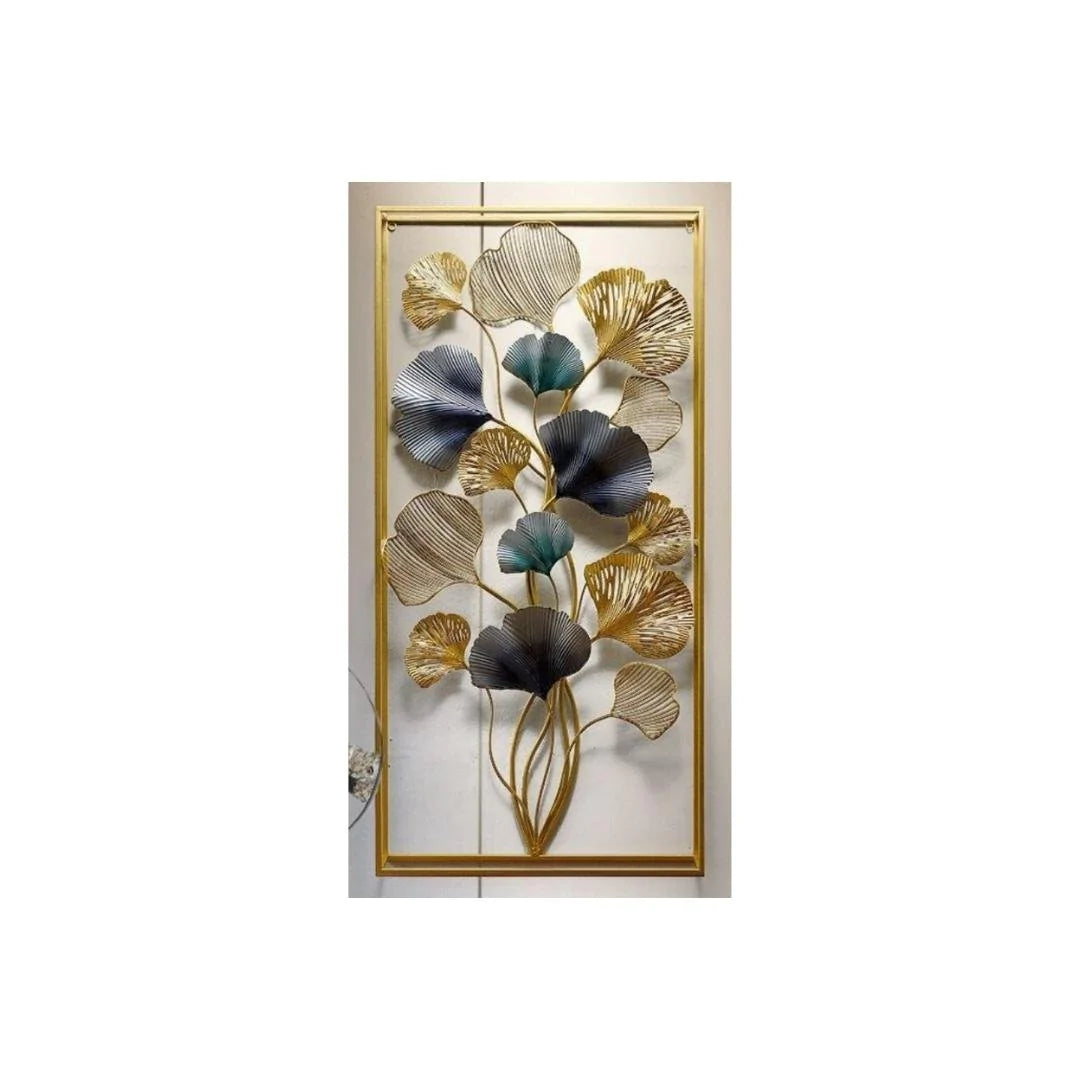 Galloy Multicolor Vertical Framed Metal wall Art (24 x 48 Inches)