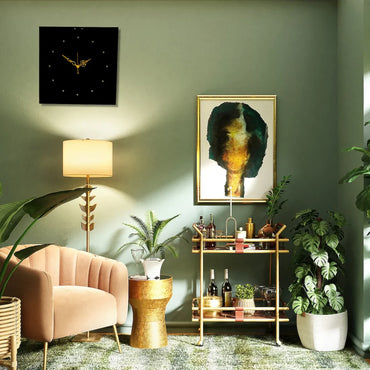 Square Minimal Designer Wall Clock