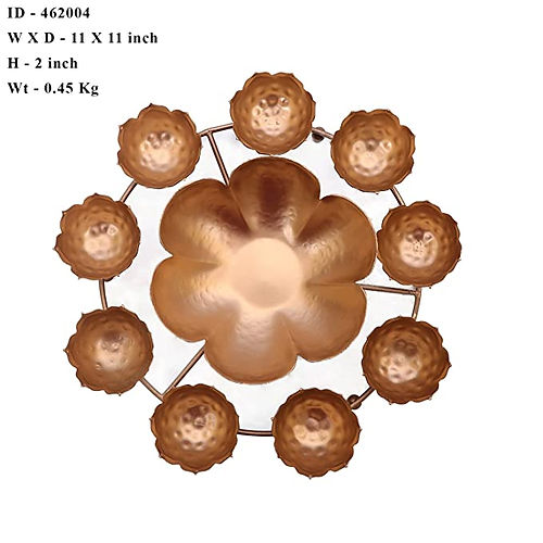 Galloy Metal Bowl Shaped Urli for Diwali Home Décor//Gifting//Showpiece