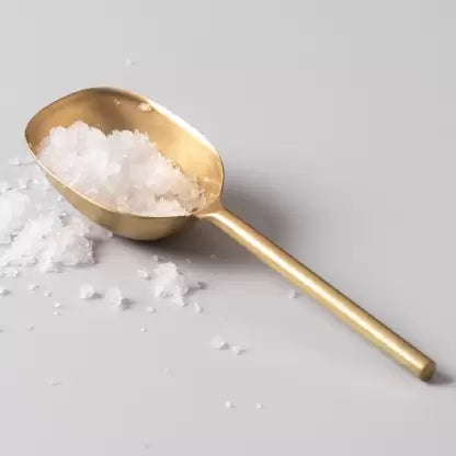 Stainless Steel ice cubes scoop, coffee scoop, sugar scoop, flour scoop Serving Spoon, Multifunctional, Gold 1 pc Kitchen Scoop