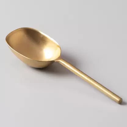 Stainless Steel ice cubes scoop, coffee scoop, sugar scoop, flour scoop Serving Spoon, Multifunctional, Gold 1 pc Kitchen Scoop