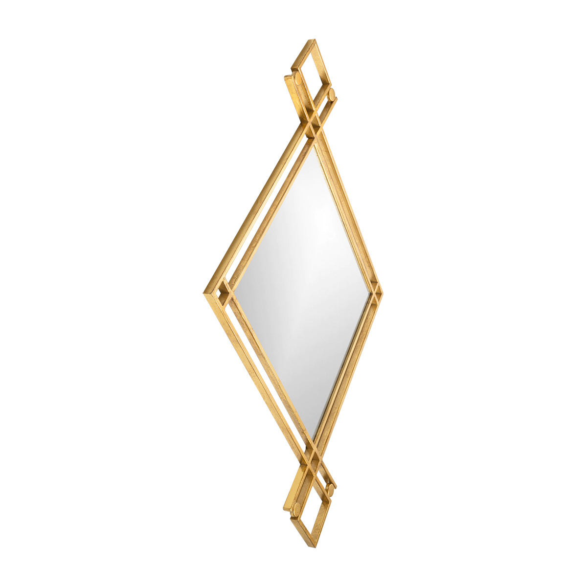 Golden Grandeur Decorative Mirror For Living Room