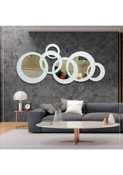 White Circle Mirror