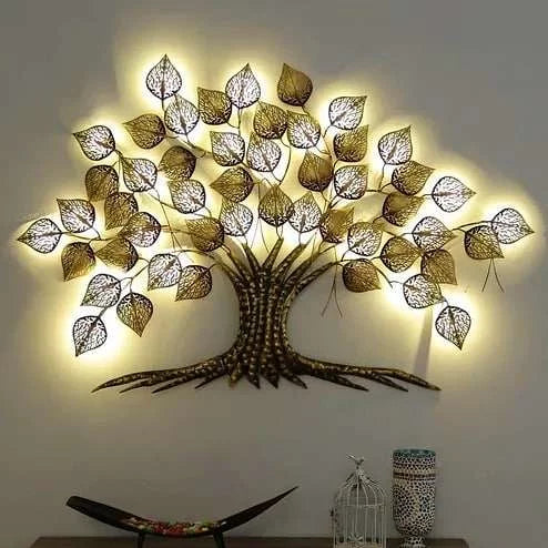 Metal Wall Tree With LED