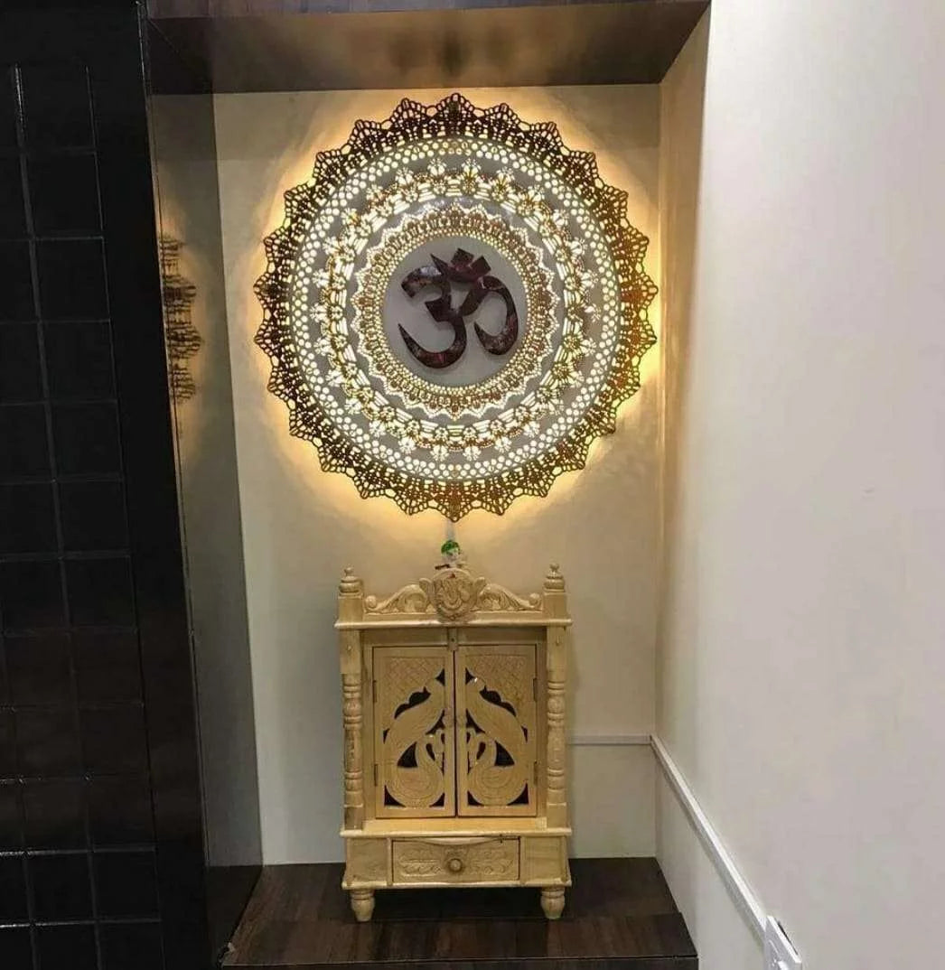 OM Wall Decor With LED