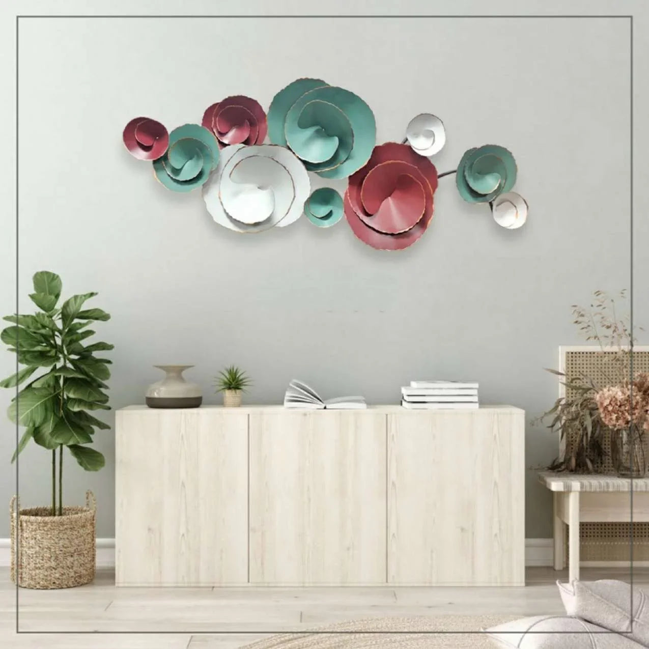 Roses Metal Wall Art