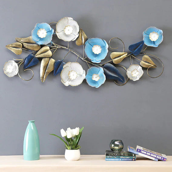 Coastal Leaf Metal Wall Art