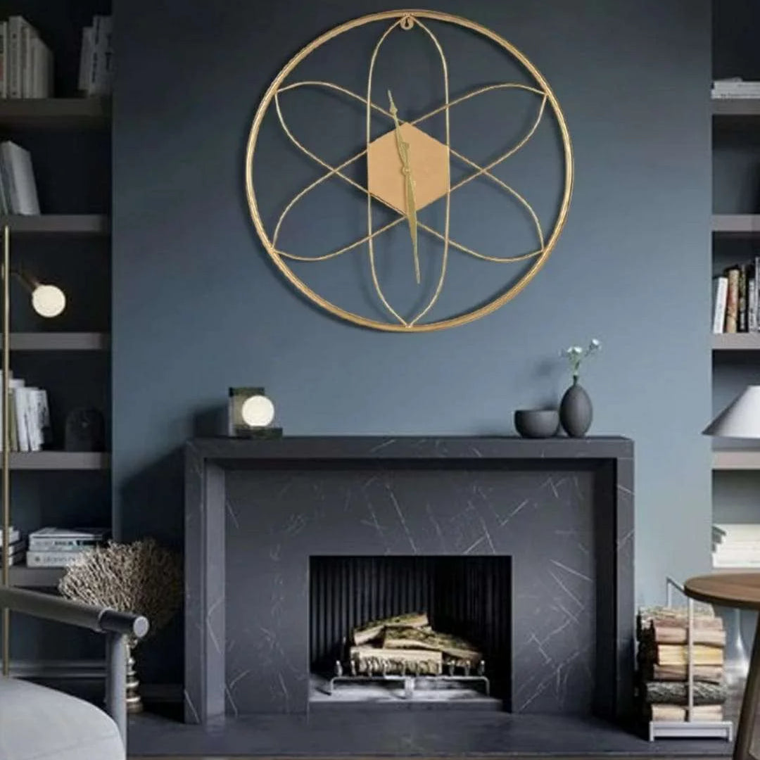 Geometric Design Wall Clock