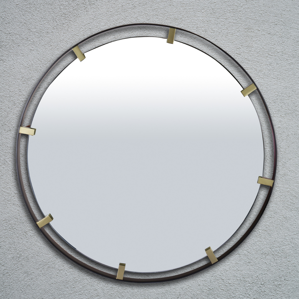 The Classic Golden Button Decorative Wall Mirror