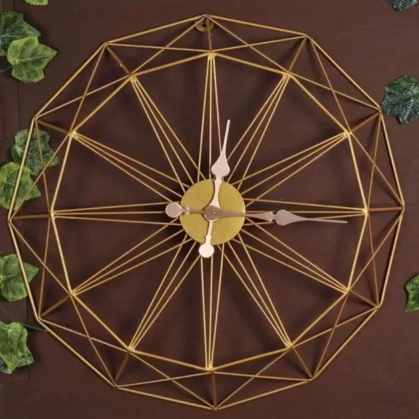 Metallic Wall Clock