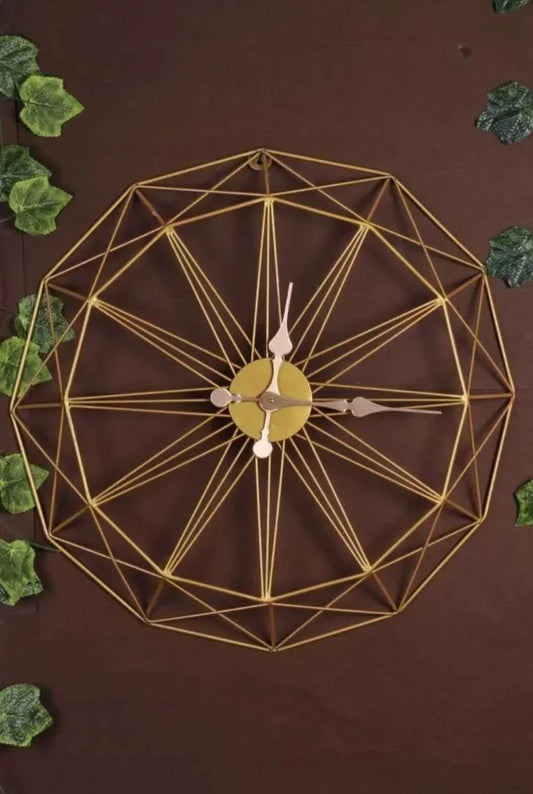 Metallic Wall Clock