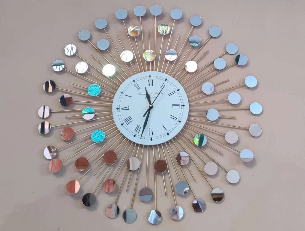 Mirrored Wall Clock