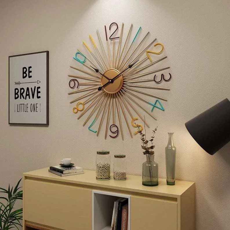 Decorative Metal Wall Clock