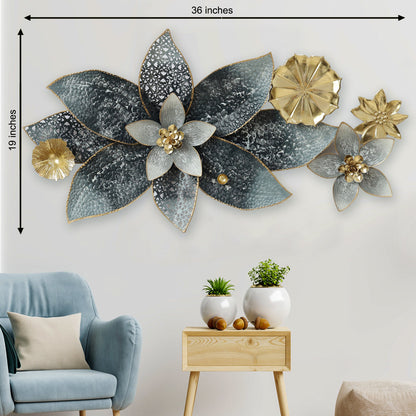 Stapelia floral masterpiece Metal Wall Art
