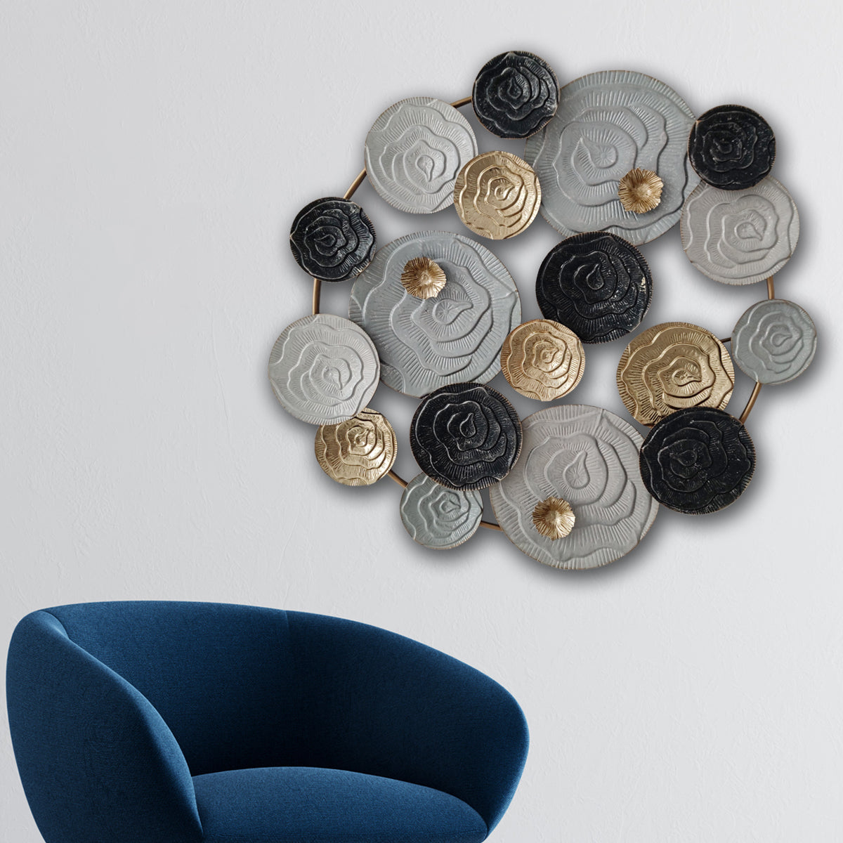 Muscat Circular Discs Metal Wall Art