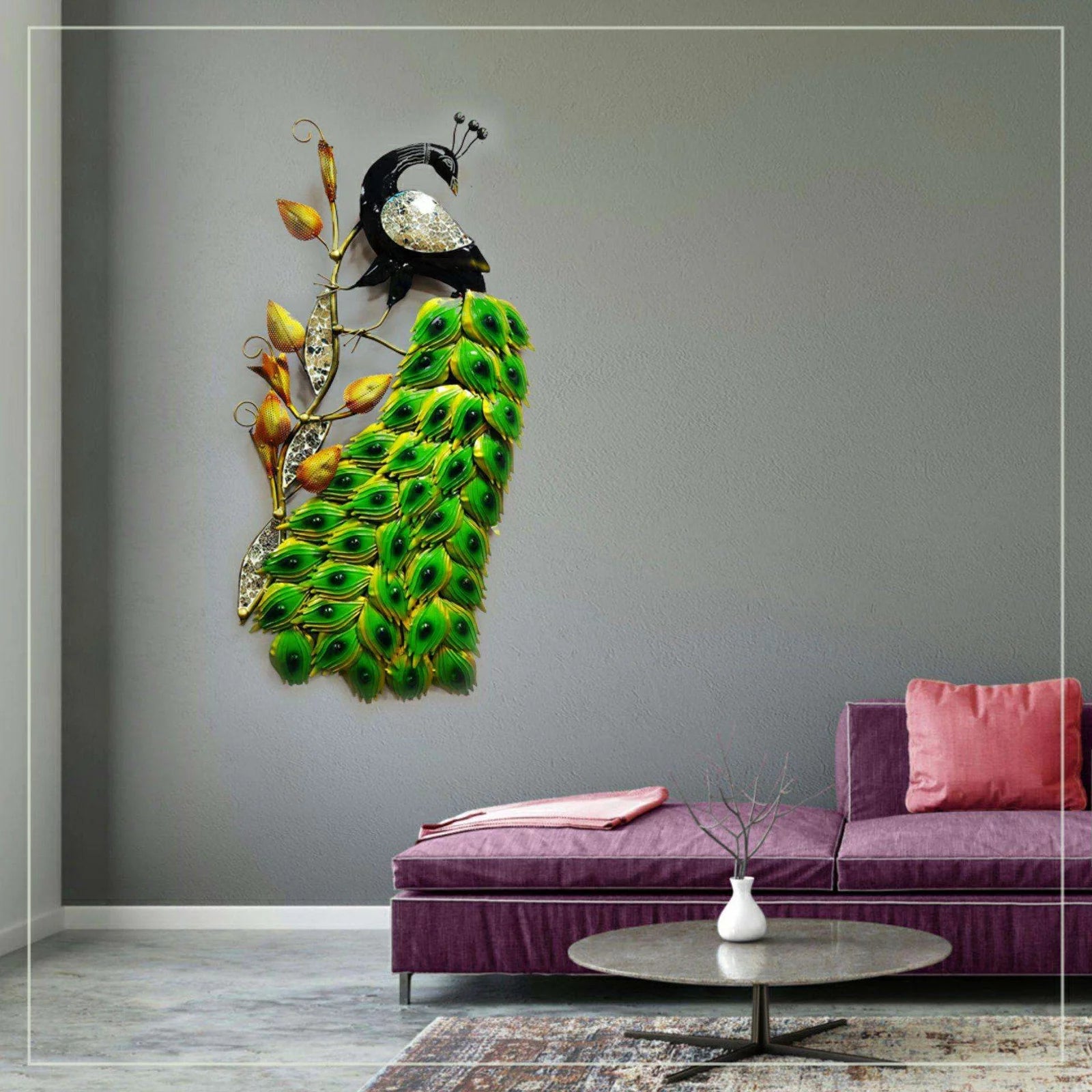 Beautiful Peacock Wall Art