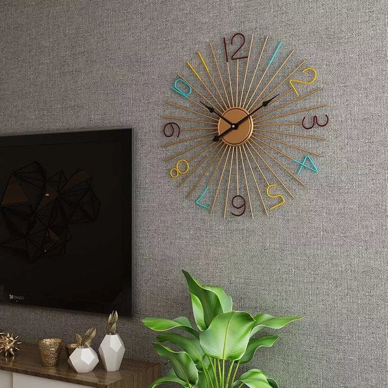 Decorative Metal Wall Clock