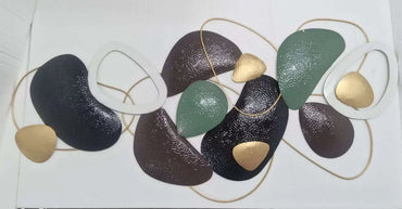 Stone Metal Wall Art (50 X 24 Inches)