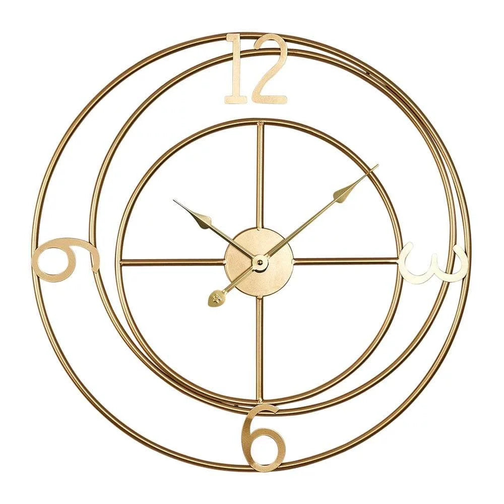 Designer Metallic Wall Clock