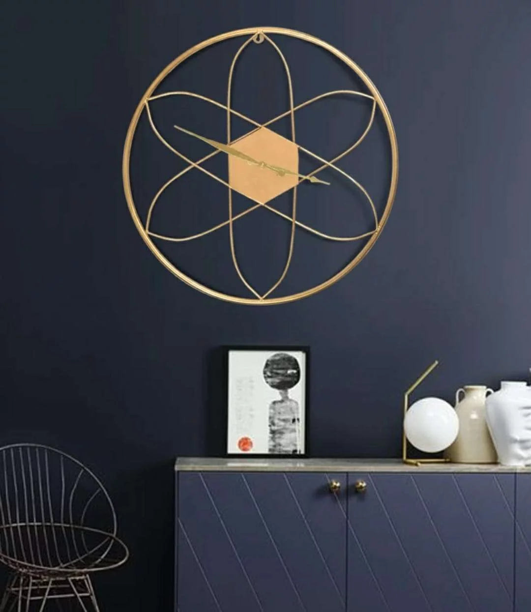 Geometric Design Wall Clock