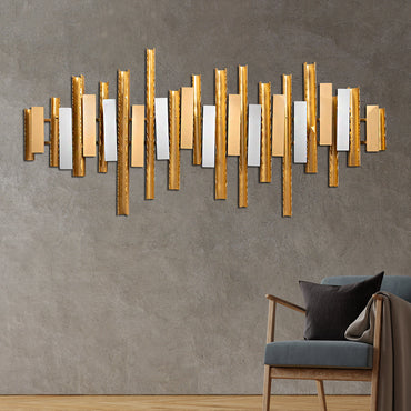 Soundwave Metallic Wall Decor