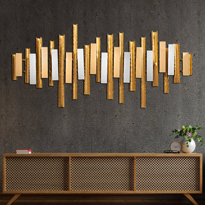 Soundwave Metallic Wall Decor