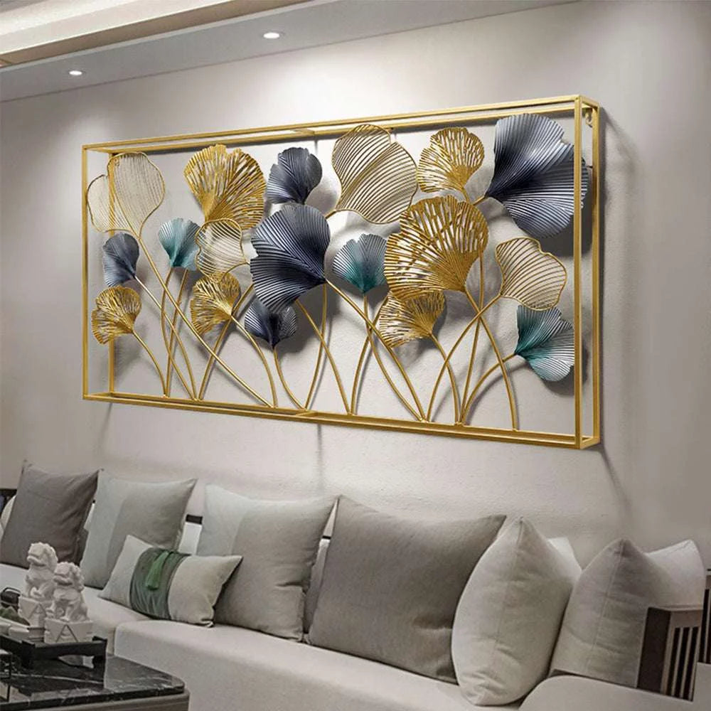 Craters Gold Metal Frame (50 X 24 Inches)
