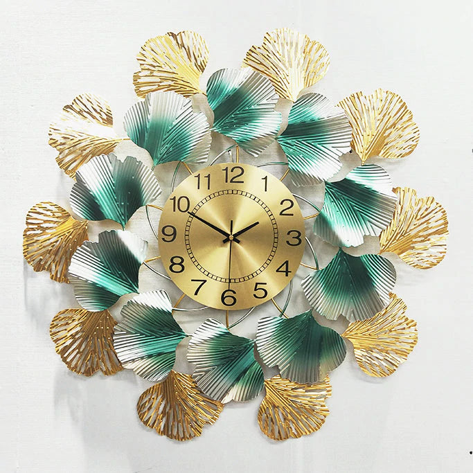 Blue Decorative Wall Clock