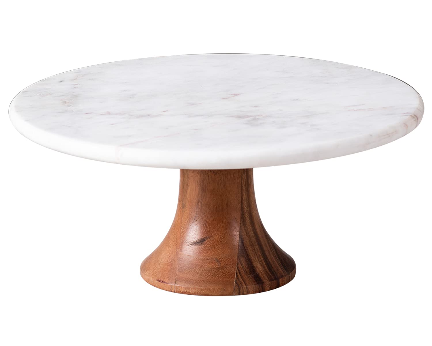 Marble Cake Stand for Dining Table Round Cake Holder Dessert Stand for Birthday