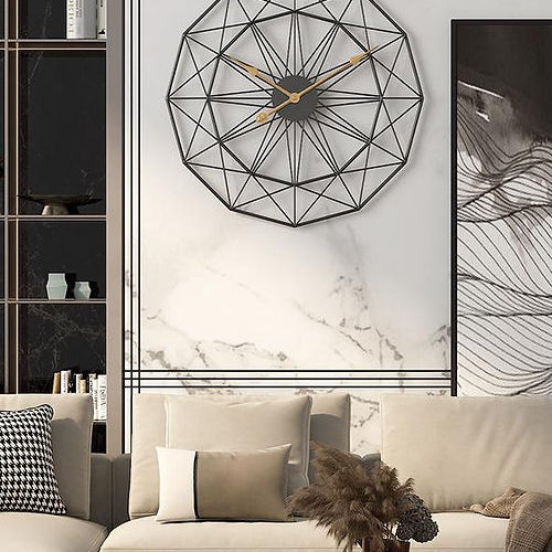 Galloy Black Metal Wall Clocks