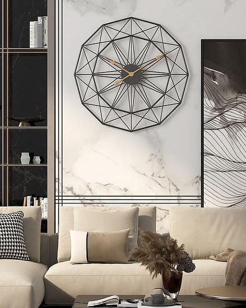 Galloy Black Metal Wall Clocks