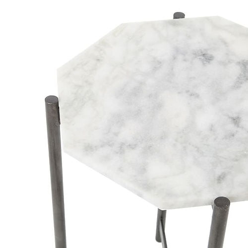 Galloy Marble End Table