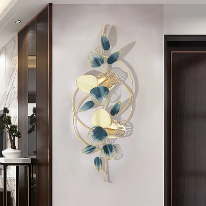 Galloy Modern Metal Leaves Wall Decor Metal Wall Art for Living room