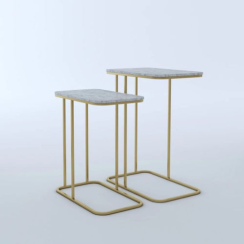 Galloy Elvis Gold Side Nesting Tables