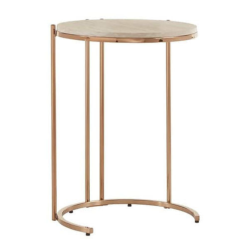 Galoy Amelia Round Marble Nesting Tables